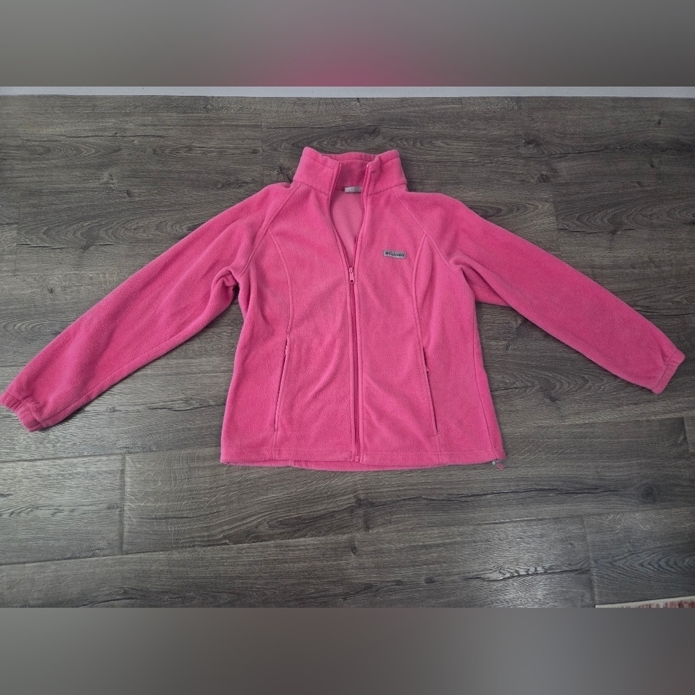 Women's Columbia Fleece Zip-Up Jacket Size XL